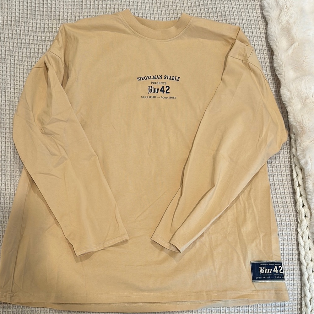 Siegelman Stable cream/yellow  Long Sleeve Men's Shirt